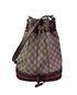 Ophidia GG Bucket Bag, front view